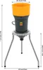 25L Elektrický mlýn na obilí s 5 mlecími síty (2mm, 3mm, Náhled obrázku produktu 2