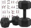 Yaheetech 2er Set 4 kg Kurzhanteln, Hexagon Hanteln, PVC Produktbild-Vorschau 5
