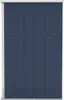 A close-up view of a dark blue corrugated metal surface, framed by a white border. Produktbild-Vorschau