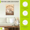 ARTland Leinwandbild Tasse Cappuccino Größe: 60x80 cm Produktbild-Vorschau 2
