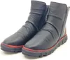 Manitu Damen Kurzstiefelette schwarz mit bordo abgesetzter Produktbild-Vorschau 2