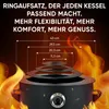 Utschak Feuerofen Ø 40 cm + Gusseisen-Kasan 12 L, runder Produktbild-Vorschau 11