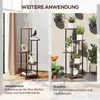 Outsunny 5-poziomowy stojak na rośliny z kółkami, stojak na Podgląd zdjęcia produktu 7