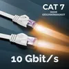 deleyCON 30m Flaches Cat7 Netzwerkkabel RJ45 10 Gbit/s LAN Produktbild-Vorschau 3
