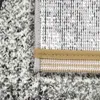 Wohnzimmer Teppich mit abstraktem Karomuster in grau rosa Produktbild-Vorschau 6