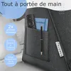 ELONEO Coussin dorsal avec traversin amovible et poche Voir les images du produit 6