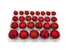 Weihnachts-Kugel Mix Paket 52 Stück rot Produktbild-Vorschau 3