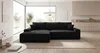 CORNERO Ecksofa mit schlaffunktion VERONA links schwarz Produktbild-Vorschau 3