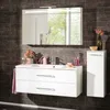 Fackelmann B.CLEVER Badmöbel Set 3-teilig 120 cm, Weiß Produktbild-Vorschau 2