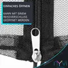 NYVI Moskitonetz für Sonnenschirme Ø 350 cm - Schwarz, mit Produktbild-Vorschau 2