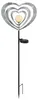 LED Solarleuchte Herz Silber, Höhe 82cm Produktbild-Vorschau 8