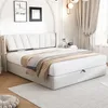 Łóżko tapicerowane 180 x 200 cm z hydraulicznym pojemnikiem Podgląd zdjęcia produktu 7