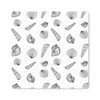 MuchoWow® Mauspad Mousepad Muschel - Schwarz und Weiß - Produktbild-Vorschau 1