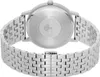 The back of a silver watch with a metal band. Náhled obrázku produktu