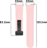 Bizon Armbanduhr Silikon 22 mm rosa Produktbild-Vorschau 2