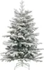 vidaXL Künstlicher Weihnachtsbaum Klappbar Beschneit 120 cm Produktbild-Vorschau 1