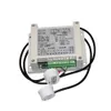 A white electronic control unit with wires and two sensors, isolated on a white background. Podgląd zdjęcia produktu
