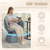 okwish Drehsessel Loungesessel Einzelner mit Hoher Produktbild-Vorschau 6