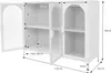 ML-Design Witryna 120x93x40cm Biała witryna z 4 Podgląd zdjęcia produktu 6