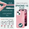 Glitzer Hülle für iPhone 15 Plus Hybrid Bling Case Silikon Produktbild-Vorschau 4