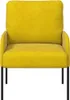 vidaXL Sofas mit Kissen 55cm Gelb Sperrholz Produktbild-Vorschau 4