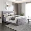 Bett Boxspringbett LUNA ohne Topper mit Bettkästen - Produktbild-Vorschau 1