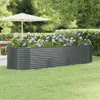 vidaXL Lit surélevé Acier revêtu par poudre 322x100x68 cm Voir les images du produit 2