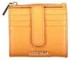 Elegante Damen-Geldbörse Orange Metallic mit Karten- und Produktbild-Vorschau 1