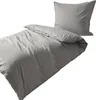 Traumschlaf Melange Bettwäsche 140x200 cm + 70x90 cm grau Produktbild-Vorschau 2