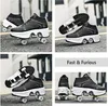 Rollschuhe Schuhe mit einziehbaren Rollen Größe 37 – Produktbild-Vorschau 6
