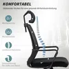 HOMCOM Bürostuhl Ergonomisch Drehstuhl mit Armlehne, Produktbild-Vorschau 4