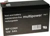 Powery Bleiakku MP1236H für USV APC Back-UPS 650 9Ah 12V Produktbild-Vorschau 1
