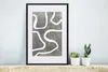 MuchoWow® Gerahmtes Poster Abstrakt - Minimalismus - Design Produktbild-Vorschau 4