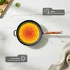 BIOL Emaillierte Gusseisen-Bratpfanne 24 cm mit Glasdeckel Produktbild-Vorschau 7
