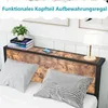 Metallbettgestell 120x200cm, Kopfteil mit Stauraum, Produktbild-Vorschau 4