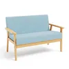 Iropro 2 Sitzer Sofa, Kleine Sofa mit Holzrahmen, Produktbild-Vorschau 11