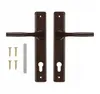 NATI Tor-Set – Brauner Griff 90, Schloss 90/22, Zylinder Produktbild-Vorschau 3