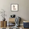 Gerahmtes Poster - Schwarzer Rahmen - Linie Kunst Boho - Produktbild-Vorschau 7