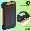 Solar-Powerbank 8.000 mAh IP65: Robust, 2x USB-A, LED-Licht Produktbild-Vorschau 4