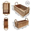 Belle Vous Holzkiste Vintage Kisten Aufbewahrung mit Seil Produktbild-Vorschau 2