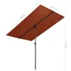 vidaXL Parasol avec mât en aluminium 2x1,5 m Terracota Voir les images du produit 13