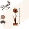 Rostikal Décoration de jardin Fleur vintage 27 cm Voir les images du produit 2