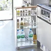 Półka mobilna Yamazaki tower 3627, metal, drewno, 80,5 cm, Podgląd zdjęcia produktu 2