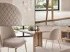 FineBuy Design Esszimmerstühle Beige Samt 2er Set mit Produktbild-Vorschau 4