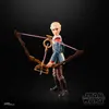 A Star Wars action figure of Omega holding a bow and arrow against a black background. Produktbild-Vorschau