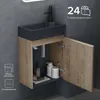 doporro Mobile Bagno Sospeso con Lavabo Set di Mobili da Anteprima dell’immagine prodotto 4
