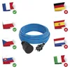 Počasí odolný prodlužovací kabel 10 m / 1 zásuvka / modrý / PVC / 230 V / 1,5 mm2 Náhled obrázku produktu