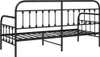 vidaXL Struttura letto da giorno nera 75 x 190 cm Acciaio Anteprima dell’immagine prodotto 7
