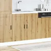 A close-up view of a kitchen sink cabinet with a faucet and countertop. Podgląd zdjęcia produktu