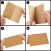 BELLE VOUS 200er Pack Kraftpapier Karten - Tisch Produktbild-Vorschau 4